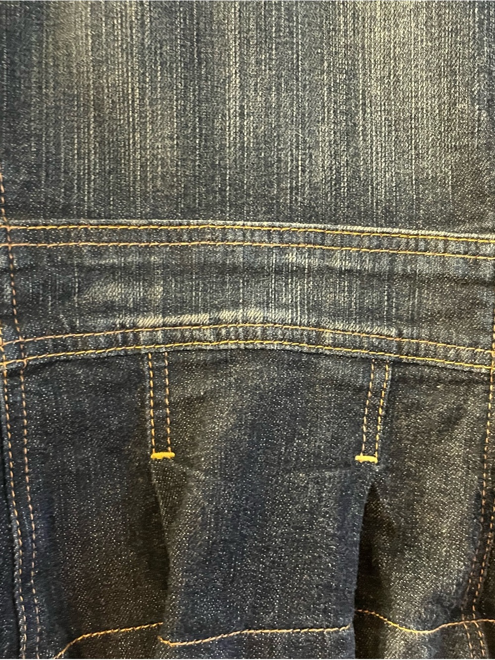 Guess Dark Blue Denim Fitted Peplum Jacket - Picture 5 of 5